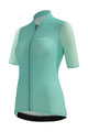 SANTINI Kolesarski dres s kratkimi rokavi - REDUX STAMINA LADY - svetlo modra
