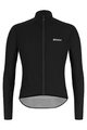 SANTINI Kolesarska  vetru odporna jakna - NEBULA PURO - črna