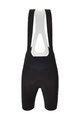 SANTINI Kolesarske kratke hlače z naramnicami - REDUX SPEED - črna