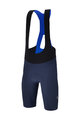 SANTINI Kolesarske kratke hlače z naramnicami - REDUX SPEED - modra