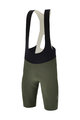 SANTINI Kolesarske kratke hlače z naramnicami - REDUX SPEED - zelena