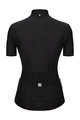 SANTINI Kolesarski dres s kratkimi rokavi - COLORE PURO - črna