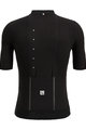SANTINI Kolesarski dres s kratkimi rokavi - REDUX SPEED - črna