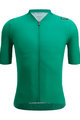 SANTINI Kolesarski dres s kratkimi rokavi - REDUX SPEED - zelena