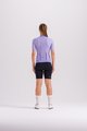 SANTINI Kolesarski dres s kratkimi rokavi - REDUX SPEED - vijolična