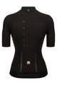 SANTINI Kolesarski dres s kratkimi rokavi - REDUX SPEED - črna