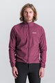 SANTINI Kolesarska  vetru odporna jakna - VENTUS - bordo