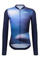 SANTINI Kolesarski dres z dolgimi rokavi poletni - OMBRA ECO SLEEK  - modra