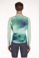 SANTINI Kolesarski dres z dolgimi rokavi poletni - OMBRA ECO SLEEK  - zelena