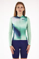 SANTINI Kolesarski dres z dolgimi rokavi poletni - OMBRA ECO SLEEK  - zelena