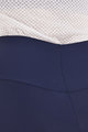 SANTINI Kolesarske kratke hlače brez naramnic - GIADA PURE - vijolična/modra