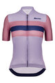 SANTINI Kolesarski dres s kratkimi rokavi - ECO SLEEK NEW BENGAL - vijolična