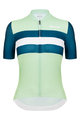 SANTINI Kolesarski dres s kratkimi rokavi - ECO SLEEK NEW BENGAL - svetlo zelena/zelena