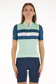 SANTINI Kolesarski dres s kratkimi rokavi - ECO SLEEK NEW BENGAL - svetlo zelena/zelena