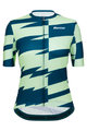 SANTINI Kolesarski dres s kratkimi rokavi - FURIA SMART - svetlo zelena/zelena