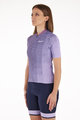 SANTINI Kolesarski dres s kratkimi rokavi - PAWS FORMA - vijolična