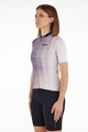 SANTINI Kolesarski dres s kratkimi rokavi - PAWS FORMA - vijolična