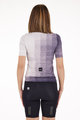 SANTINI Kolesarski dres s kratkimi rokavi - PAWS FORMA - vijolična
