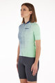 SANTINI Kolesarski dres s kratkimi rokavi - PAWS FORMA - svetlo zelena