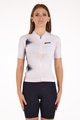 SANTINI Kolesarski dres s kratkimi rokavi - OMBRA - bela