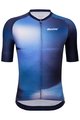 SANTINI Kolesarski dres s kratkimi rokavi - OMBRA - modra