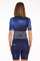 SANTINI Kolesarski dres s kratkimi rokavi - OMBRA - modra