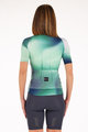 SANTINI Kolesarski dres s kratkimi rokavi - OMBRA - zelena