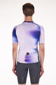SANTINI Kolesarski dres s kratkimi rokavi - OMBRA - vijolična