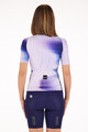 SANTINI Kolesarski dres s kratkimi rokavi - OMBRA - vijolična