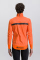 SANTINI Kolesarska  podaljšana jakna - GUARD NEOS - oranžna