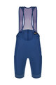 SANTINI Kolesarske kratke hlače z naramnicami - RTR - modra