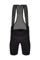 SANTINI Kolesarske kratke hlače z naramnicami - OMNIA BIO - črna