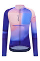 SANTINI Kolesarski dres z dolgimi rokavi poletni - LUCE - modra