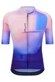 SANTINI Kolesarski dres s kratkimi rokavi - LUCE - modra/rožnata