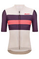 SANTINI Kolesarski dres s kratkimi rokavi - BENGAL - bela/vijolična/rožnata