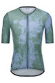 SANTINI Kolesarski dres s kratkimi rokavi - SUPER LITE - zelena