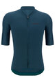 SANTINI Kolesarski dres s kratkimi rokavi - SENSATION - modra