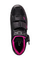 FLR Kolesarski čevlji - F65 - rožnata/črna