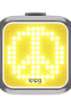 KNOG sprednja luč - BLINDER - črna/bela