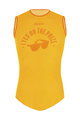 SANTINI Kolesarska  majica brez rokavov - UCI EYES - oranžna