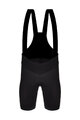 SANTINI Kolesarske kratke hlače z naramnicami - KICK OFF - črna