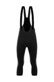 SANTINI Kolesarske 3/4 hlače z naramnicami - KICK OFF - črna