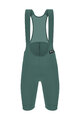 SANTINI Kolesarske kratke hlače z naramnicami - RTR - svetlo zelena