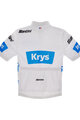 SANTINI Kolesarski dres s kratkimi rokavi - TDF BEST YOUNG RIDER - bela