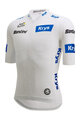 SANTINI Kolesarski dres s kratkimi rokavi - TDF BEST YOUNG RIDER - bela