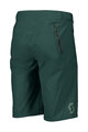 SCOTT Kolesarske kratke hlače brez naramnic - ENDURANCE LS/FIT W/PAD - zelena