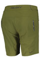SCOTT Kolesarske kratke hlače brez naramnic - ENDURANCE LS/FIT W/PAD - zelena