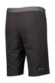 SCOTT Kolesarske kratke hlače brez naramnic - TRAIL 10 LS/FIT W/PAD JR - črna