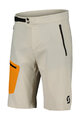 SCOTT Kolesarske kratke hlače brez naramnic - EXPLORAIR LIGHT - siva/oranžna