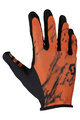 SCOTT Kolesarske  rokavice z dolgimi prsti - TRACTION - oranžna/črna